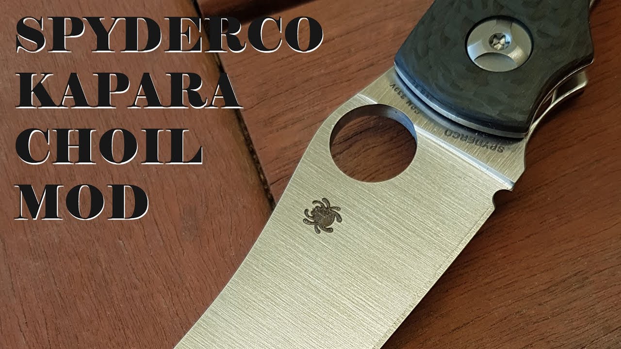 Spyderco Kapara Modification - Choil