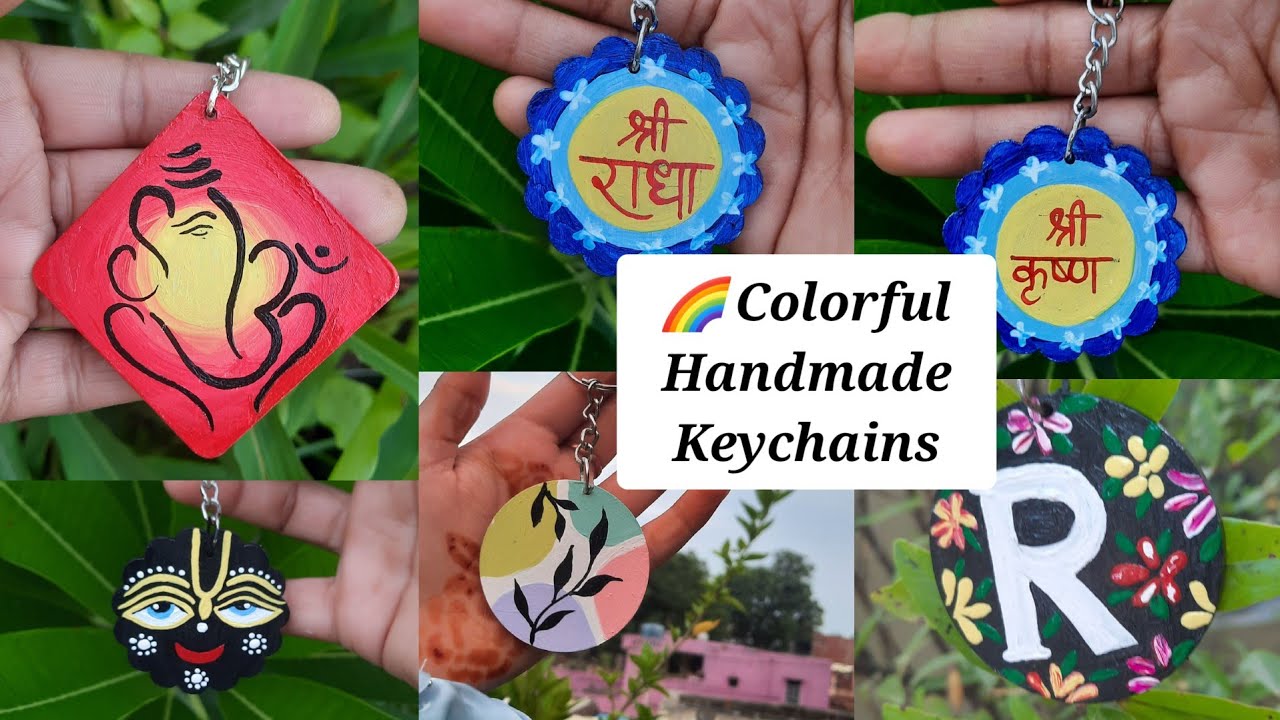 Aesthetic Handmade Keychains 😍 | Easy DIY | 7 Beautiful DIY Keychain 🔑 | Easy Craft for Beginners |