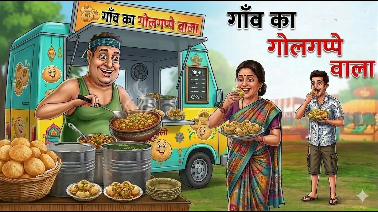 गांव का गोलगप्पे वाला | The Golgappa Seller of the Village | Hindi Kahani | Moral Kahani |