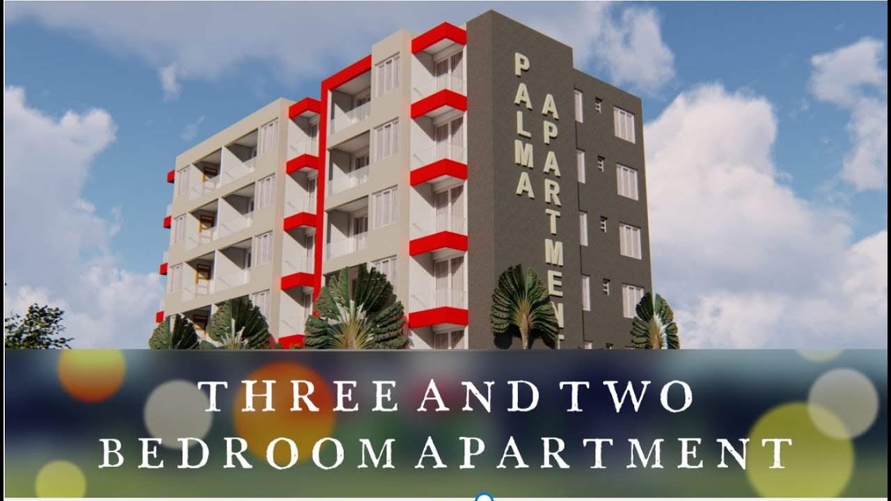 TWO AND THREE BEDROOM FOR PALMA APARTMENT ON A 50 X100FT PLOT.