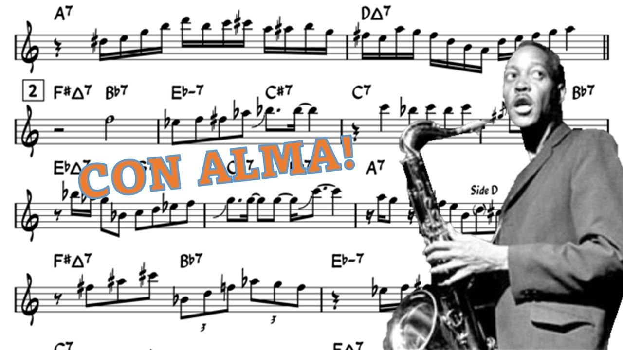 Sonny Stitt on Con Alma - Bb Transcription