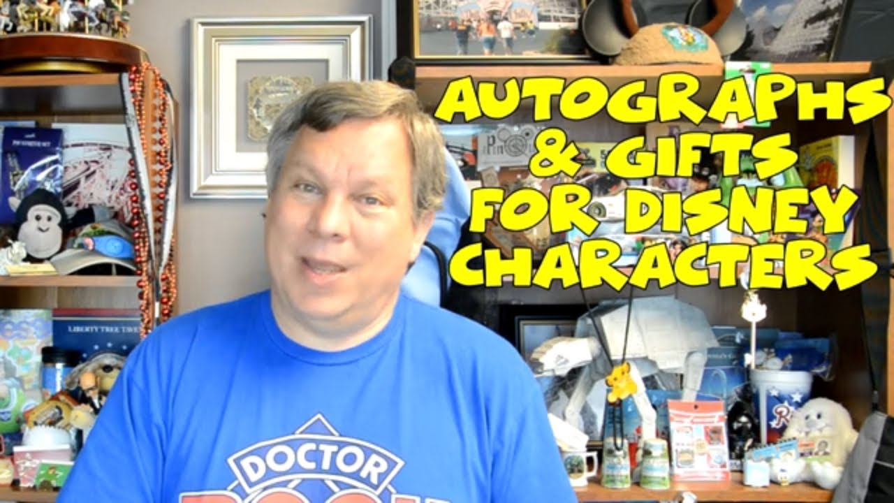 Autographs and Gifts for Disney Characters - Confessions of a Theme Park Worker