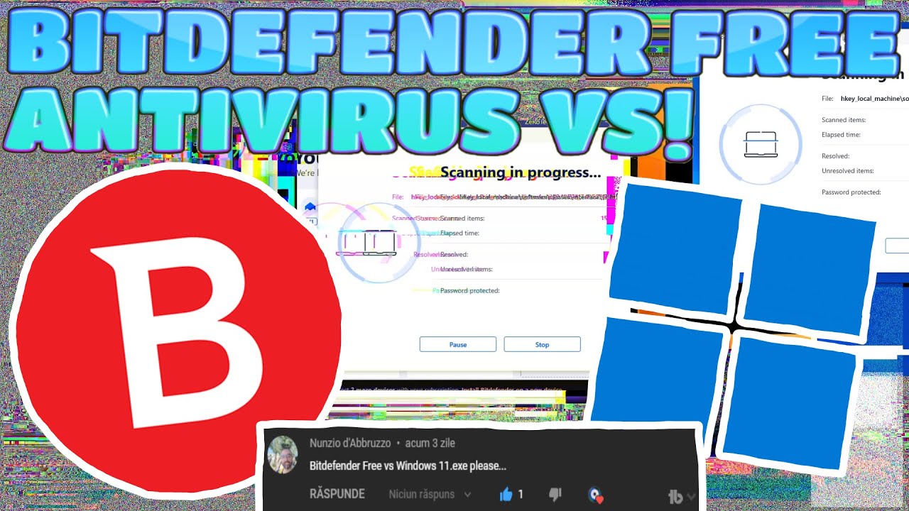 BitDefender Free Antivirus VS Windows 11.Exe Virus!
