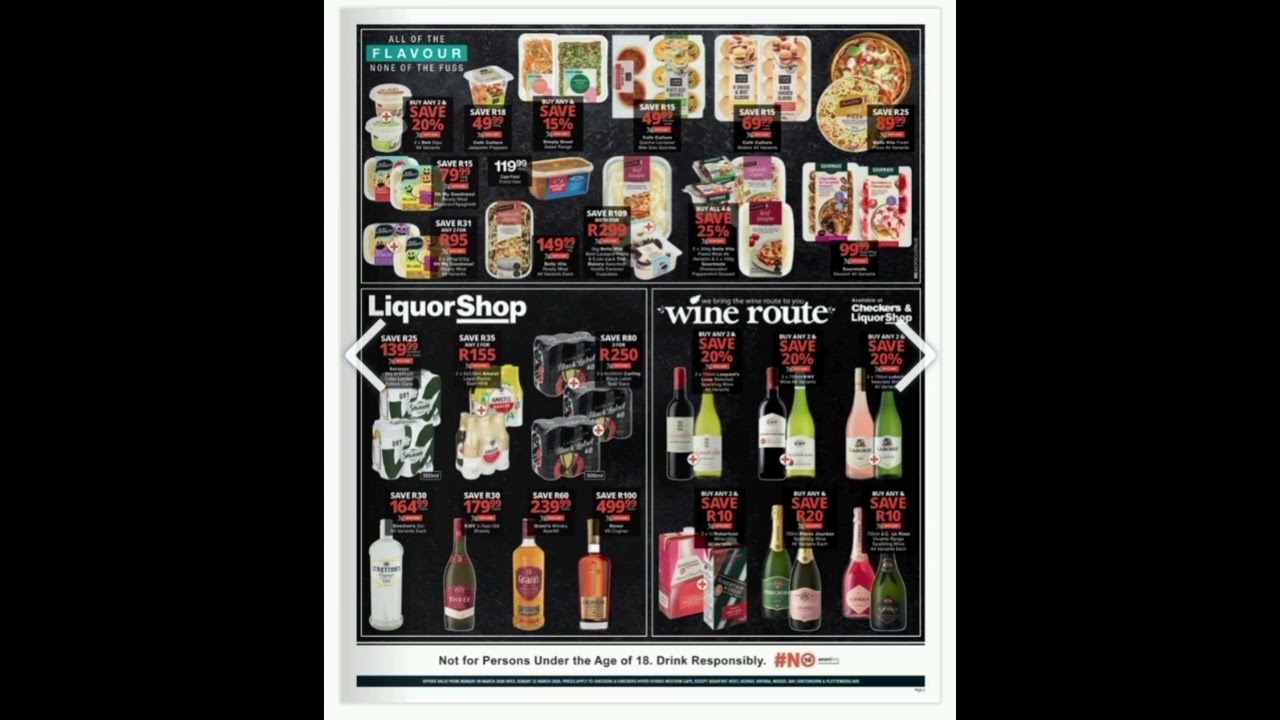 Checkers Western Cape only valid till 22 March 2026