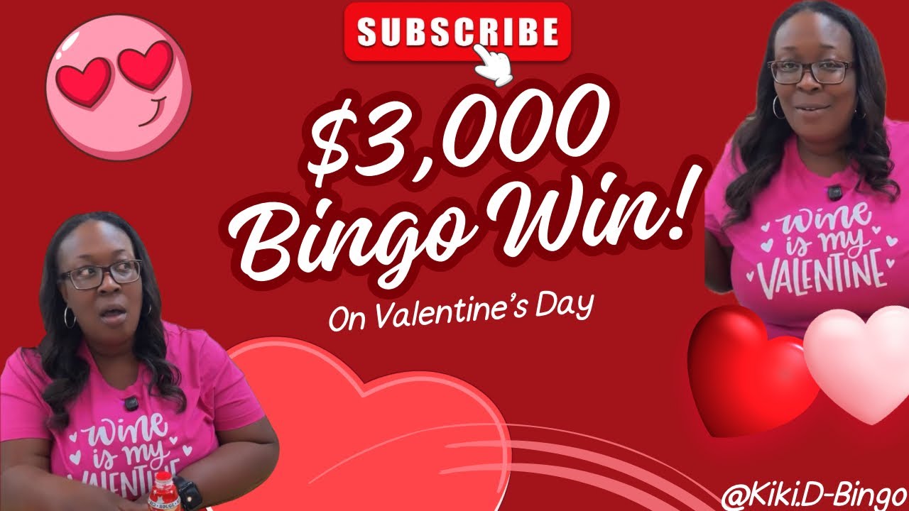 Last-Minute $3K WIN! Valentine’s Day Bingo 💝 