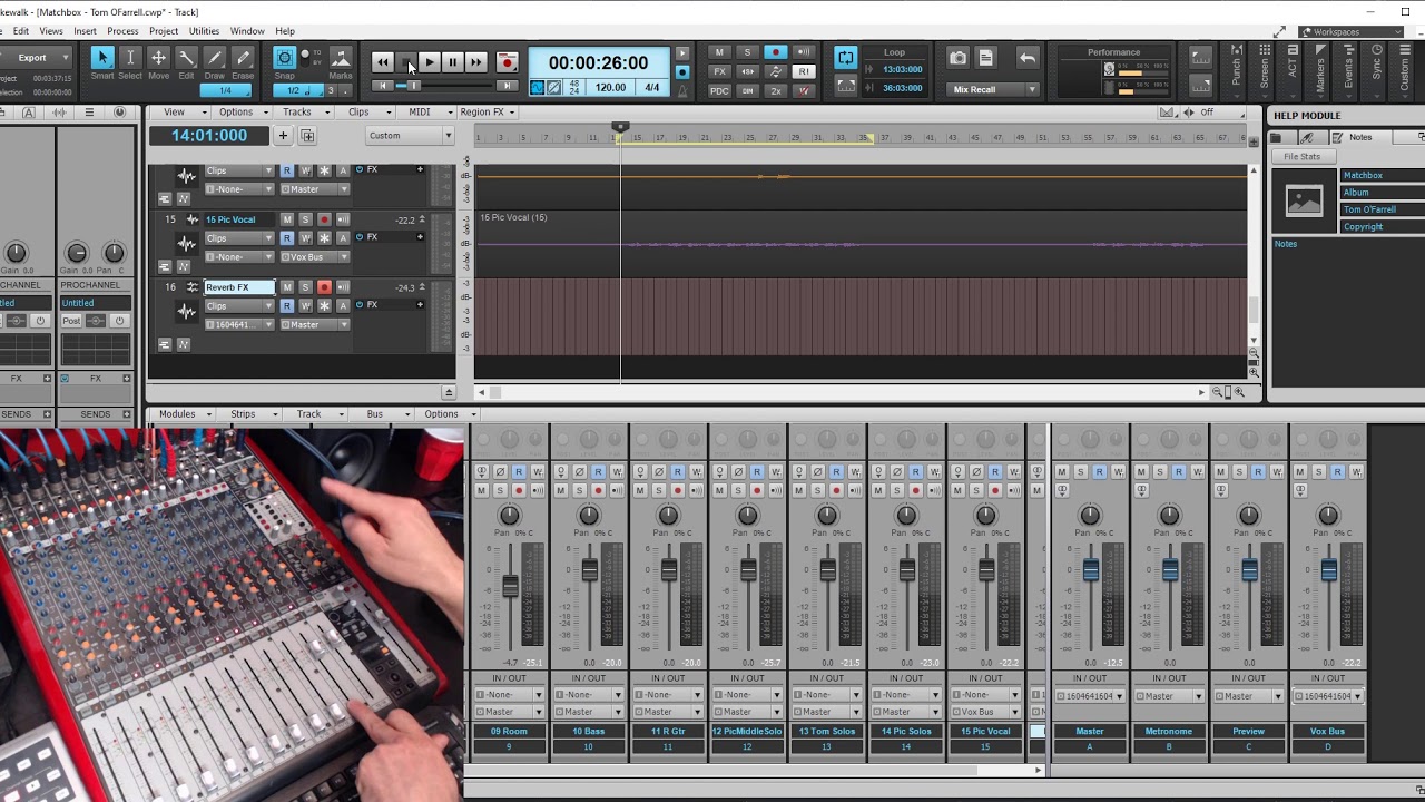 Использование USB-микшерного модуля эффектов Behringer UFX1604 в качестве внешнего устройства