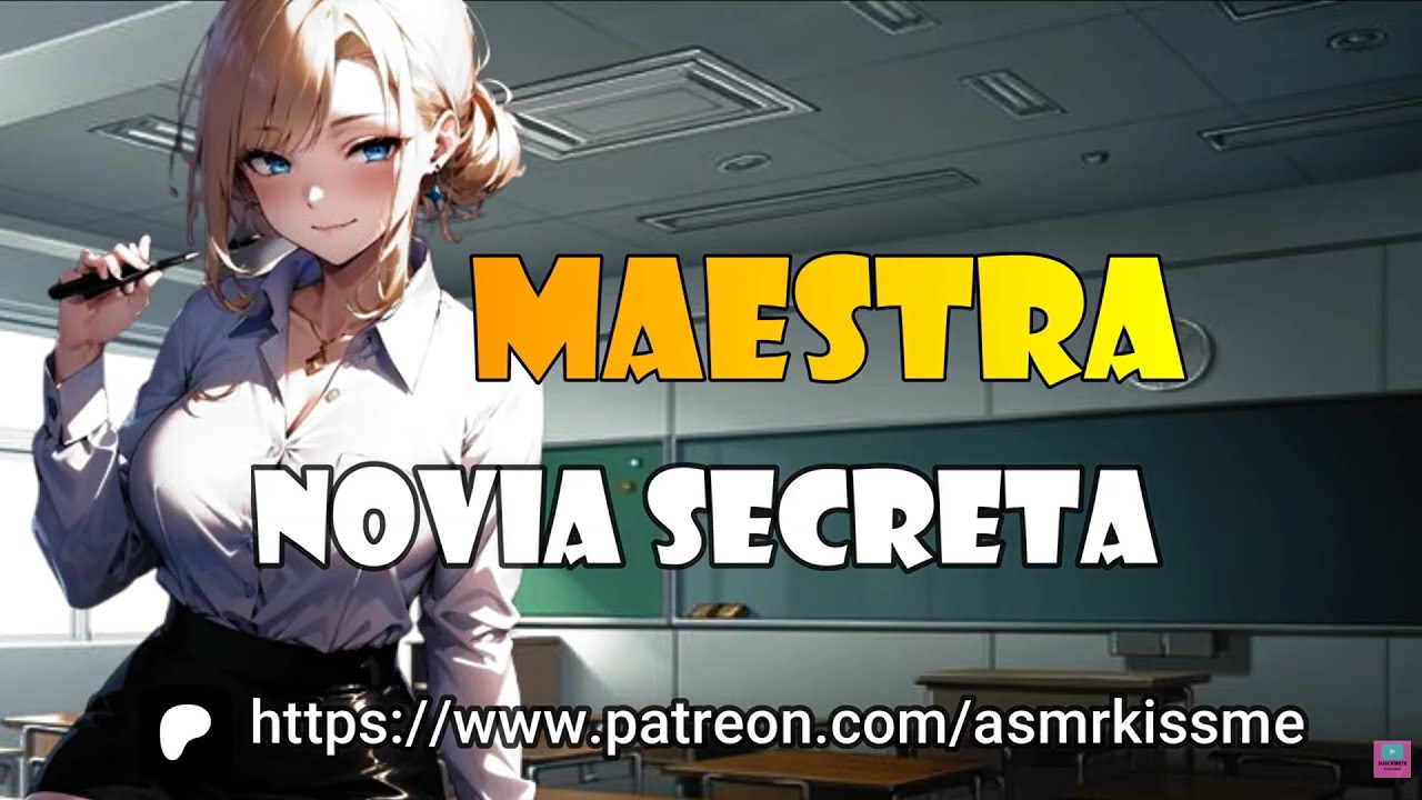 MAESTRA novia secreta te retiene en el salon y 🔥asmr roleplay