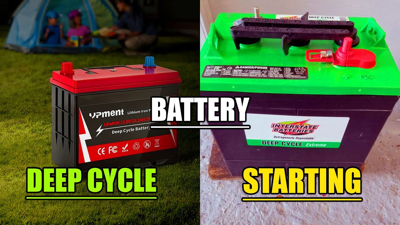 Deep Cycle vs Starting Battery