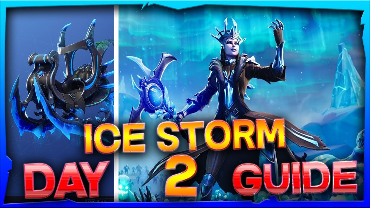 Fortnite Ice Storm Challenges Day 2 Guide And Locations