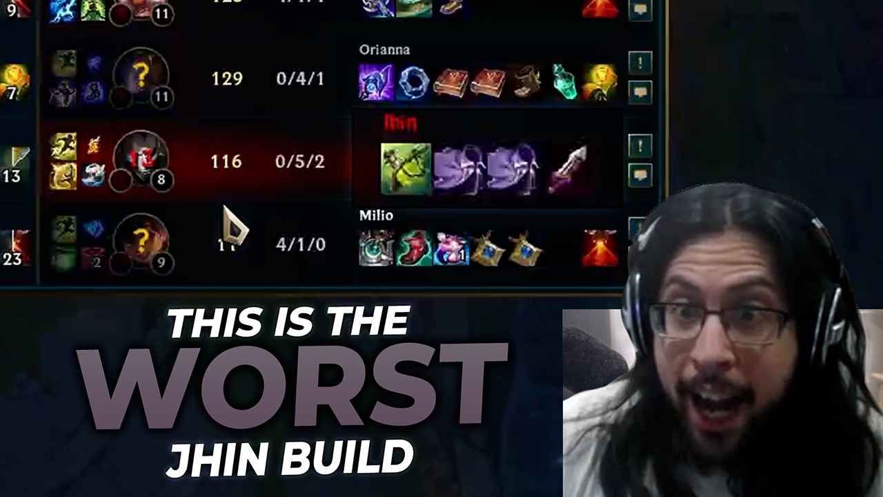 the worst jhin build i've ever seen