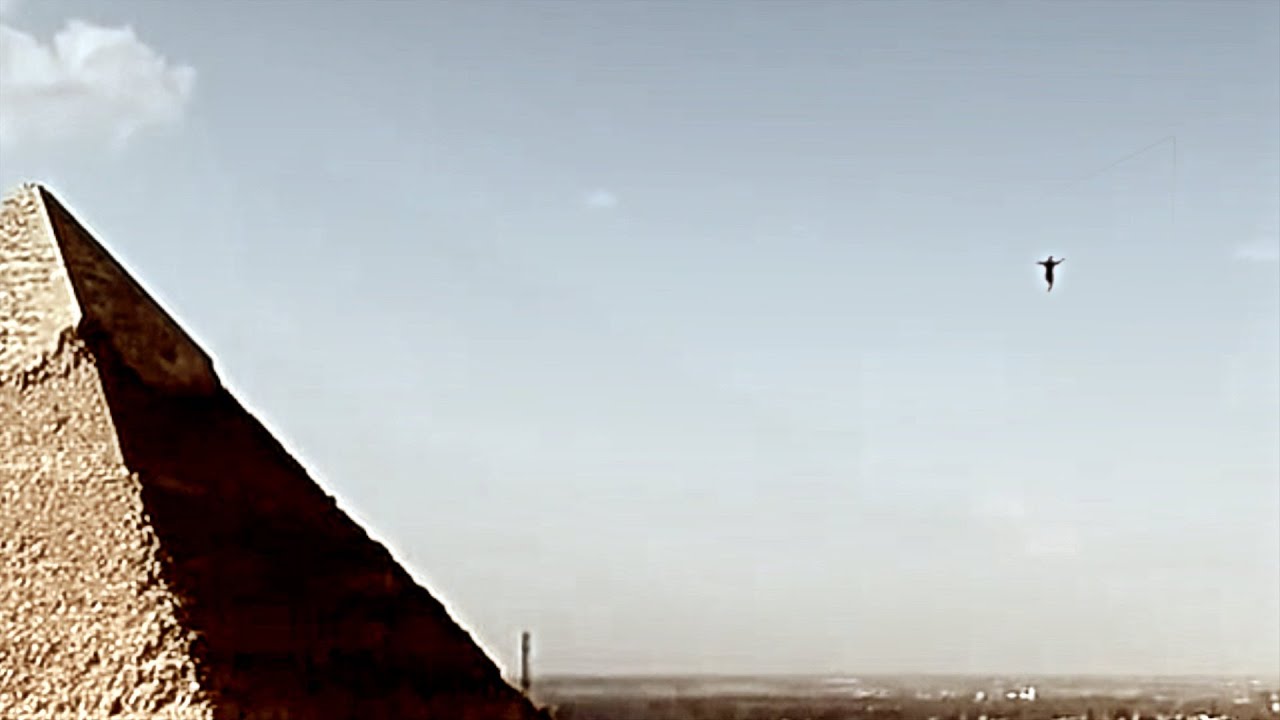 WORLD RECORD 2016:  HIGHLINE BETWEEN THE PYRAMIDS AT GIZA