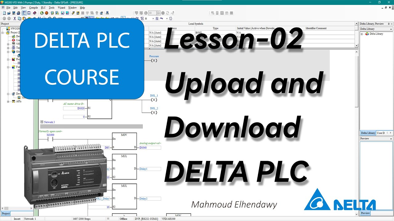 02- DELTA PLCs | Getting Started with ISPSoft & WPLSoft