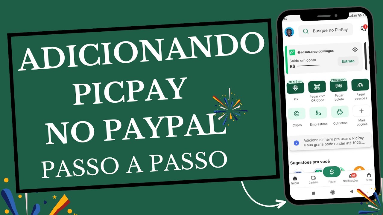 COMO VINCULAR PICPAY NO PAYPAL - PASSO A PASSO EM 2023