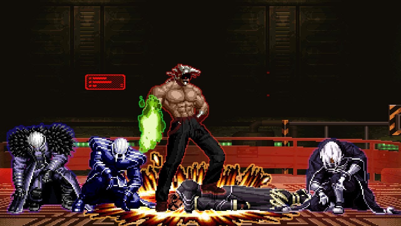 [KOF Mugen] Sasin VS Super NESTS Boss Team