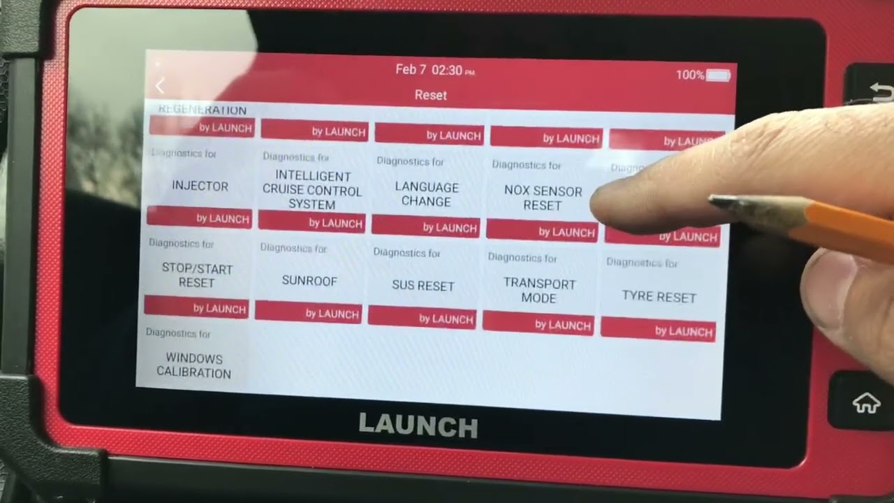 How to access and use bidirectional features on your scanner - using Launch X431