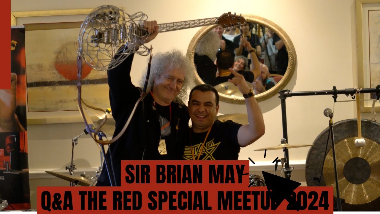 Sir Brian May Q&A at the Red Special Meetup 2024