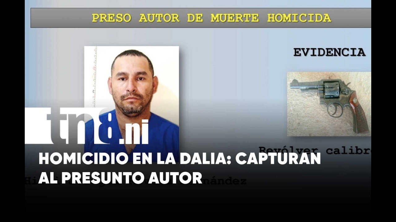 Capturan a presunto autor de muerte homicida en La Dalia, Matagalpa