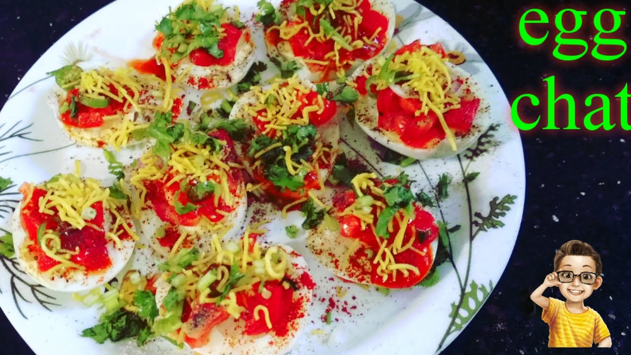 EGG CHAT| anda chat| chatpata egg recipe| easy snacks recipe