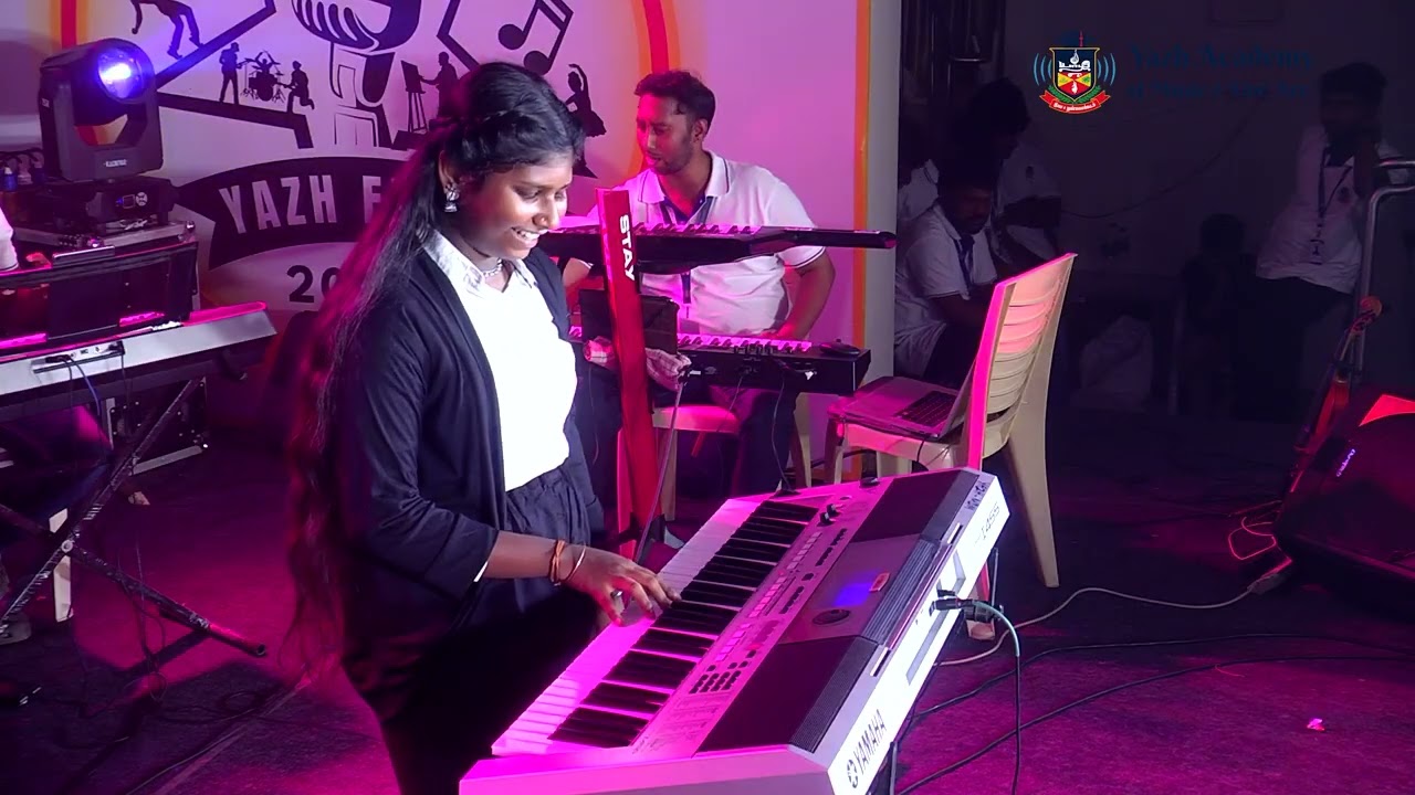 Ooru Sanam Thoongiduchi | Illayaraja | Yazh Academy | Keyboard Song | Yazh Fiesta 2025