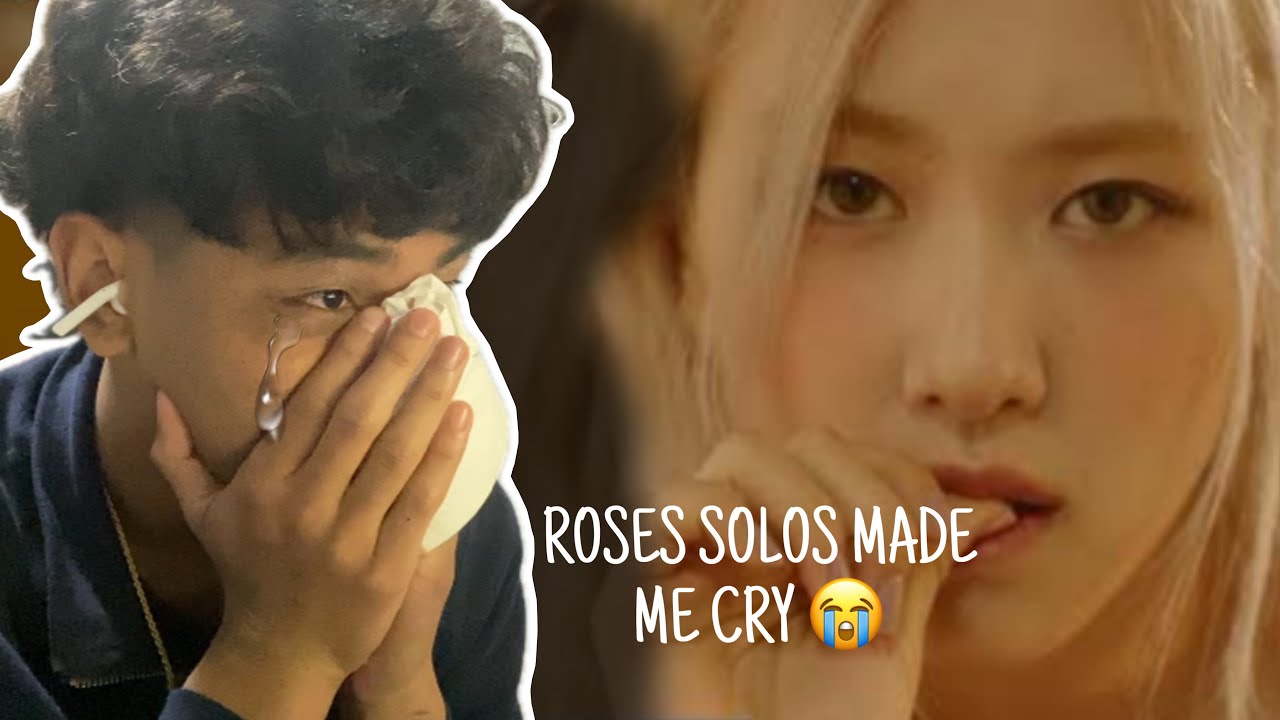 REACTING to BLACKPINK ROSÉ SOLO SONGS (On The Ground, Gone, number one girl) (I CRIED 😭😭!!))