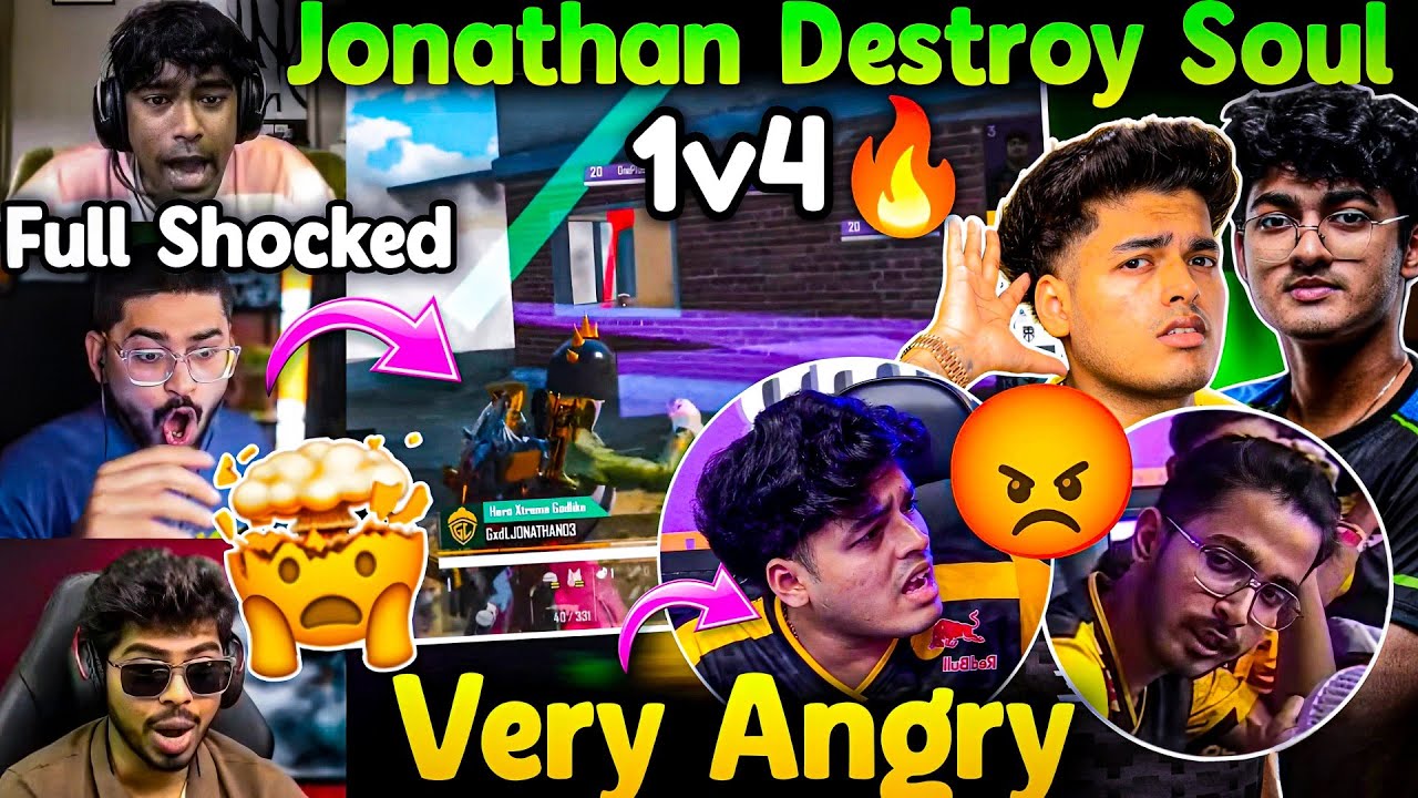 S8UL Joker Full Shocked🤯Jonathan Destroy Soul🔥🚀Jonny-Admino Very Angry😡 GodL Andha Push🥵BGMS
