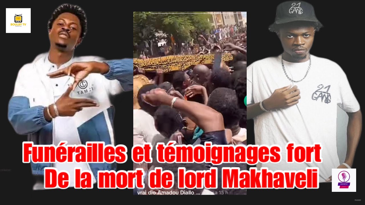 Funéraille et Témoignage fort de la mort de lord Makhaveli Rip Zoo