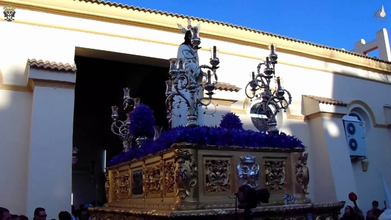 SALIDA,SAETA Y 1ª REVIRA DE JESÚS CAUTIVO-SEMANA SANTA JAEN-MIÉRCOLES SANTO 2016
