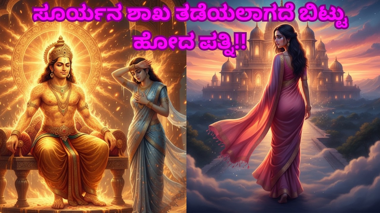 ಕುದುರೆಯ ರೂಪದಲ್ಲಿ ಸೂರ್ಯದೇವ ಮತ್ತು ಸಂಧ್ಯಾ ದೇವಿ I Surya and Sandhya turned into horse I Kannada Devine