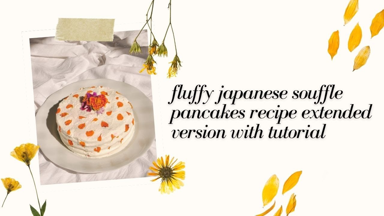 Fluffy japanese souffle pancakes recipe extended version with tutorial By Moonlight Foodiee