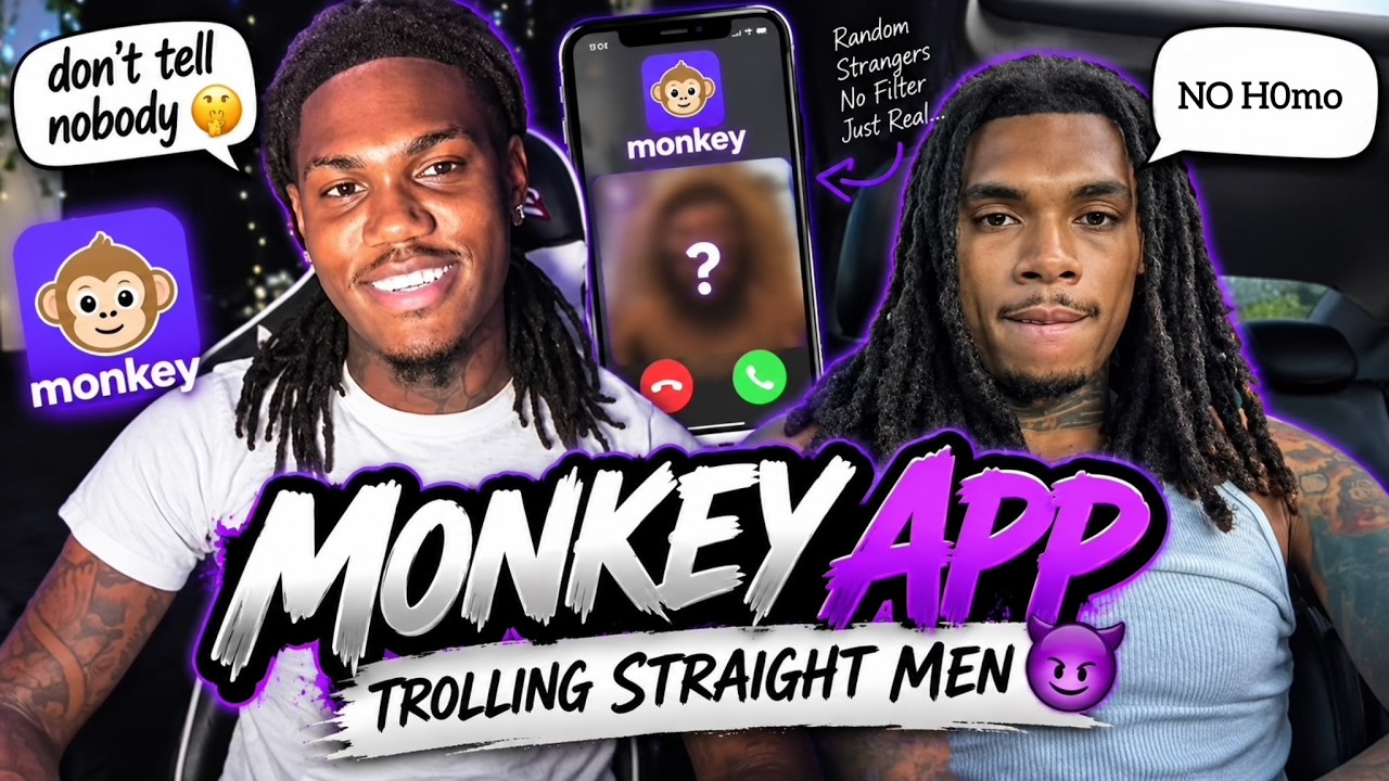 ТРОЛЛИНГ ГЕТЕРОСЕКСУАЛЬНЫХ МУЖЧИН В ПРИЛОЖЕНИИ MONKEY&hellip; ЭТО ВЫШЛО ИЗ-ПОД КОНТРОЛЯ 😭 Часть 3