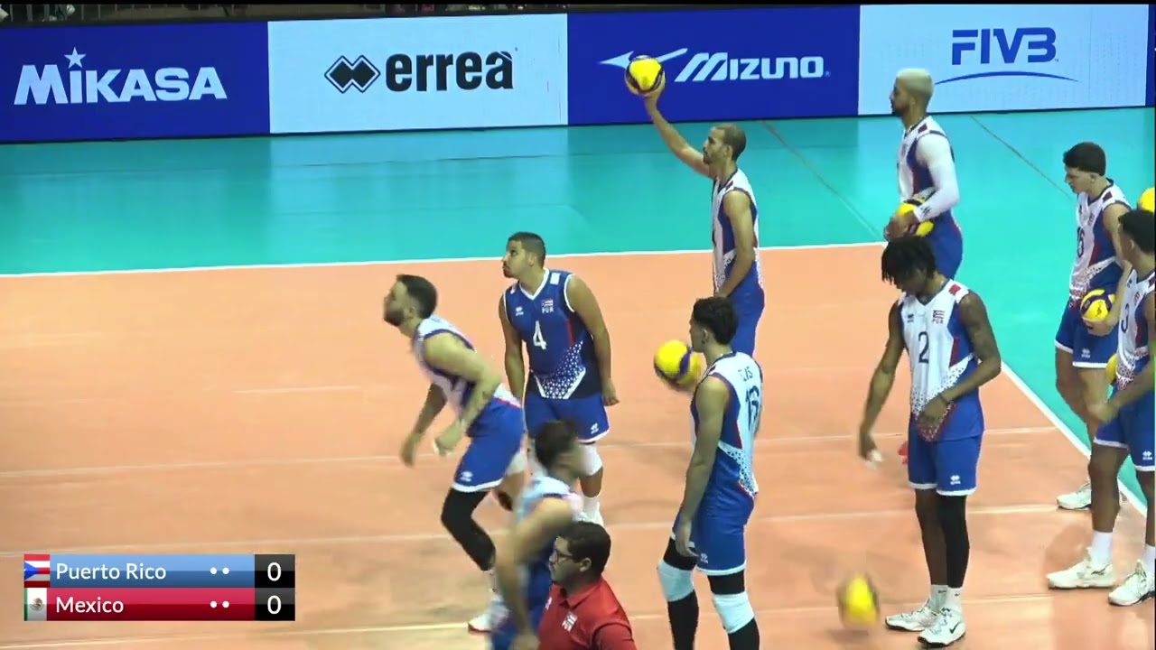 Men's Final Four Norceca Puerto Rico vs Mexico