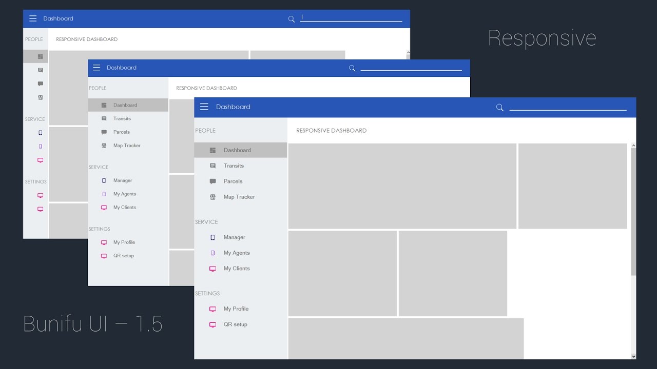 C# , vb.Net PROGRAMMING -  RESPONSIVE MATERIAL WINFORM DASHBOARD - BUNIFU UI 1.51 - visual Studio