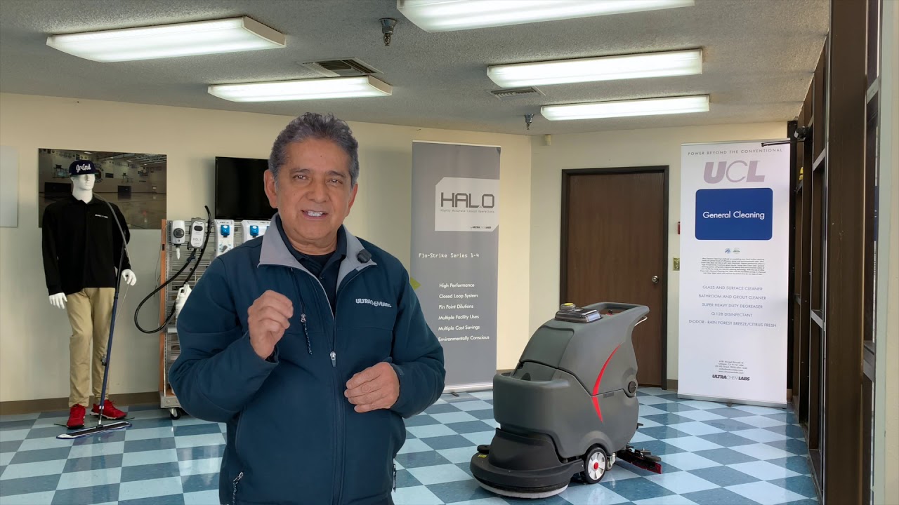 Disinfecting Using An Auto-scrubber