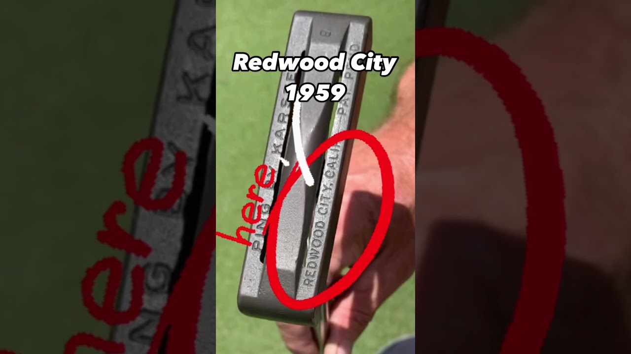 Original 1959 Ping 1A &ldquo;no name&rdquo; Redwood City Putter thrift find #putter #golfputters #golf