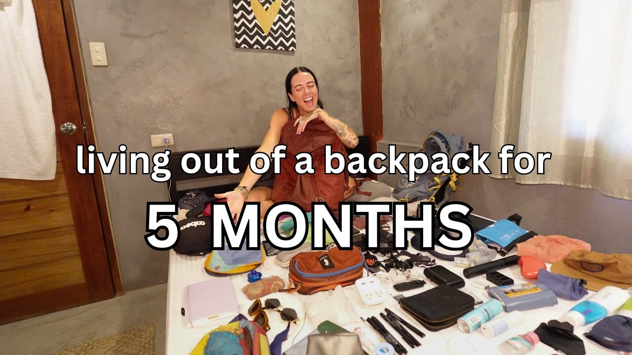backpacking SE Asia for 5 months: every item I brought, what I would change, & how I organize it