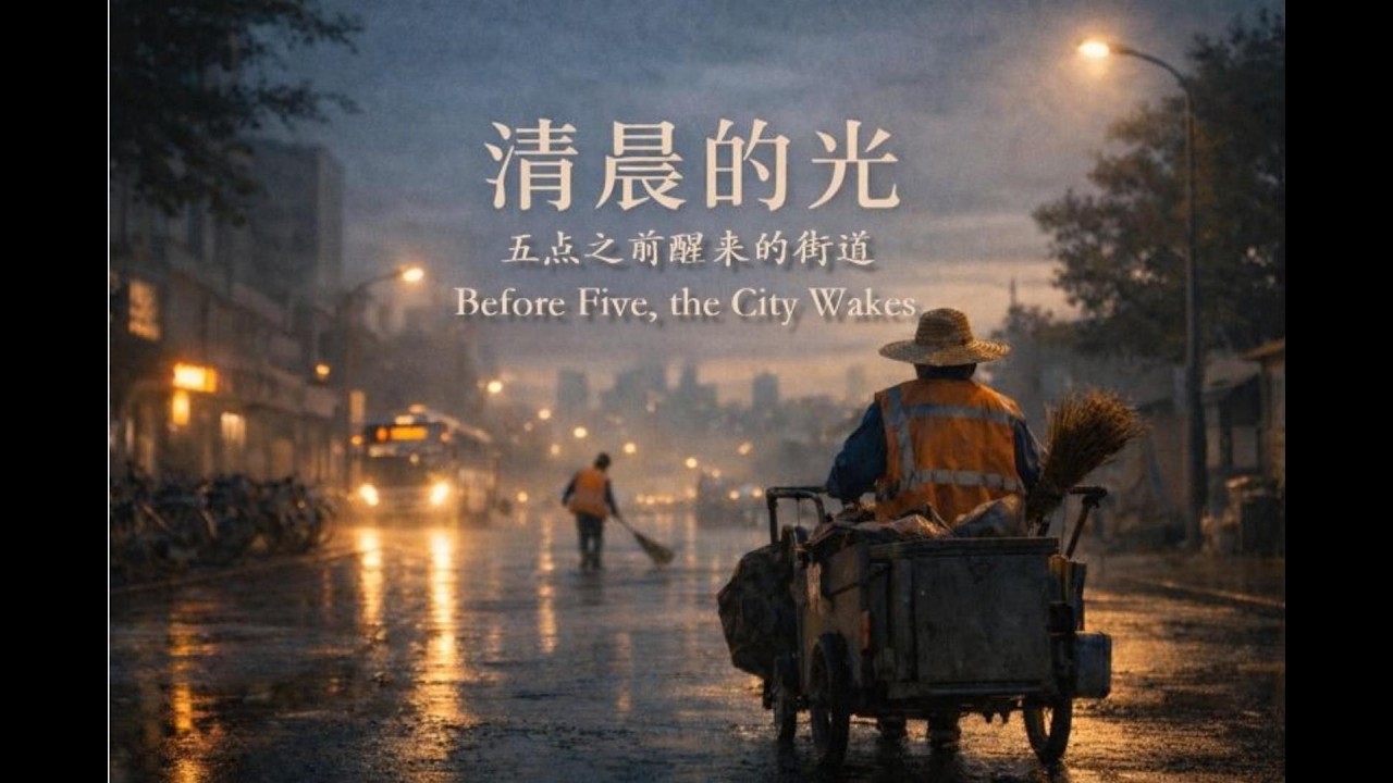 原创歌曲《清晨的光》｜献给五点之前醒来的城市美容师The Light of Dawn | To Those Who Wake the City Before Five