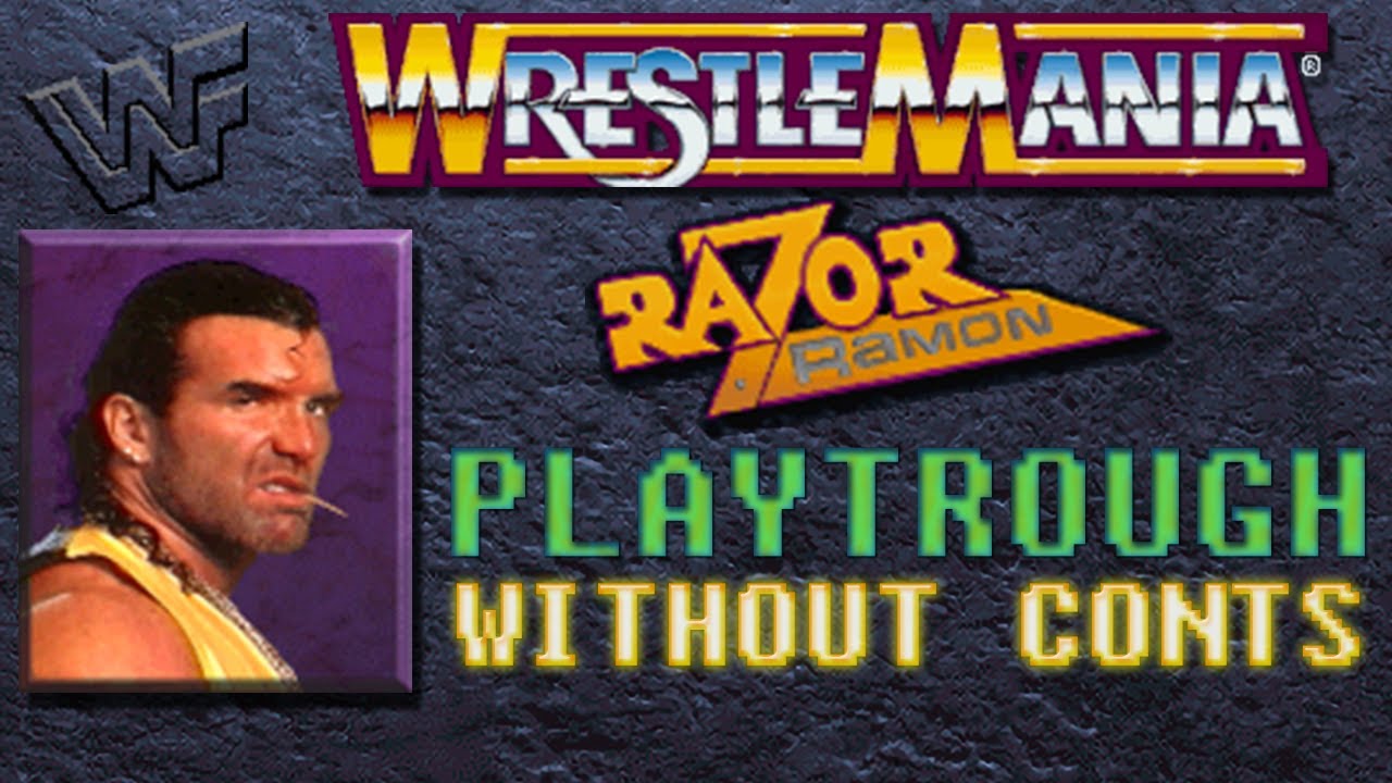 WWF Wrestlemania: The Arcade Game (Razor Ramon) Playthrough. 