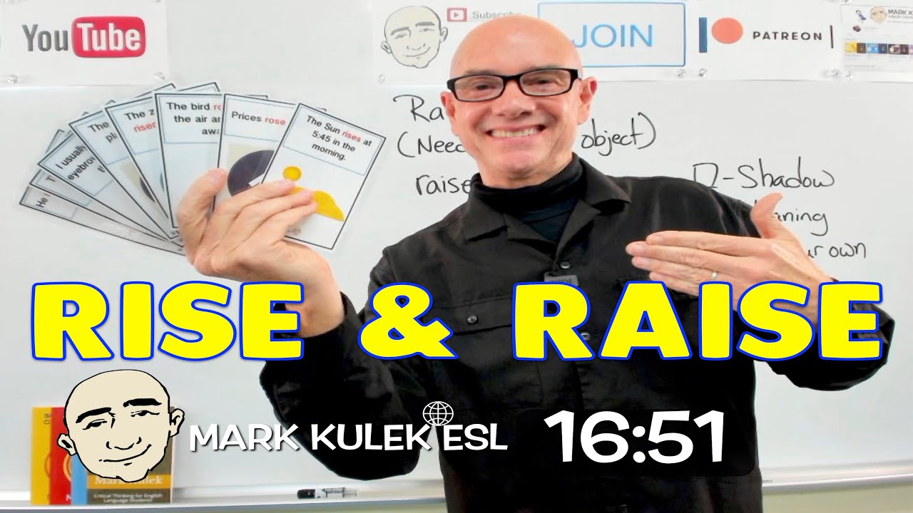 Английские предложения Rise vs. Raise-shadow | Марк Кулек ESL