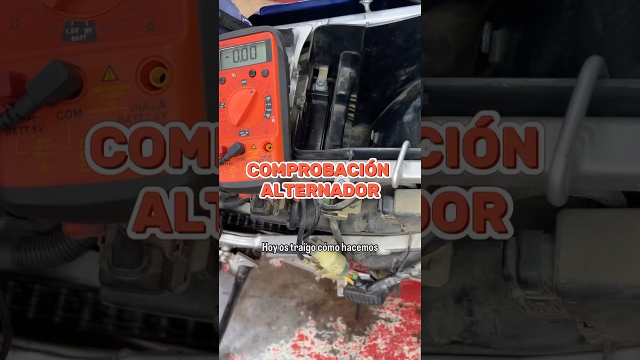 Como comprobar alternador moto #moto #motor #alternador #tipsmoteros #mecanico #tutorial