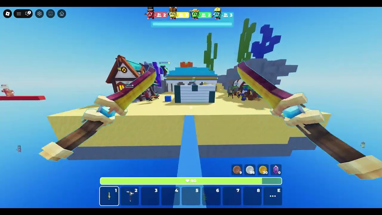 Граю в бедварси в Roblox