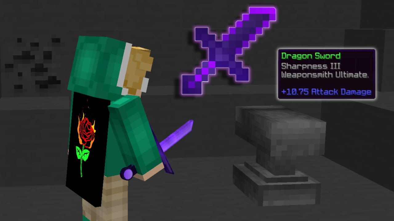 The Fastest DRAGON SWORD Rush (Hypixel UHC)