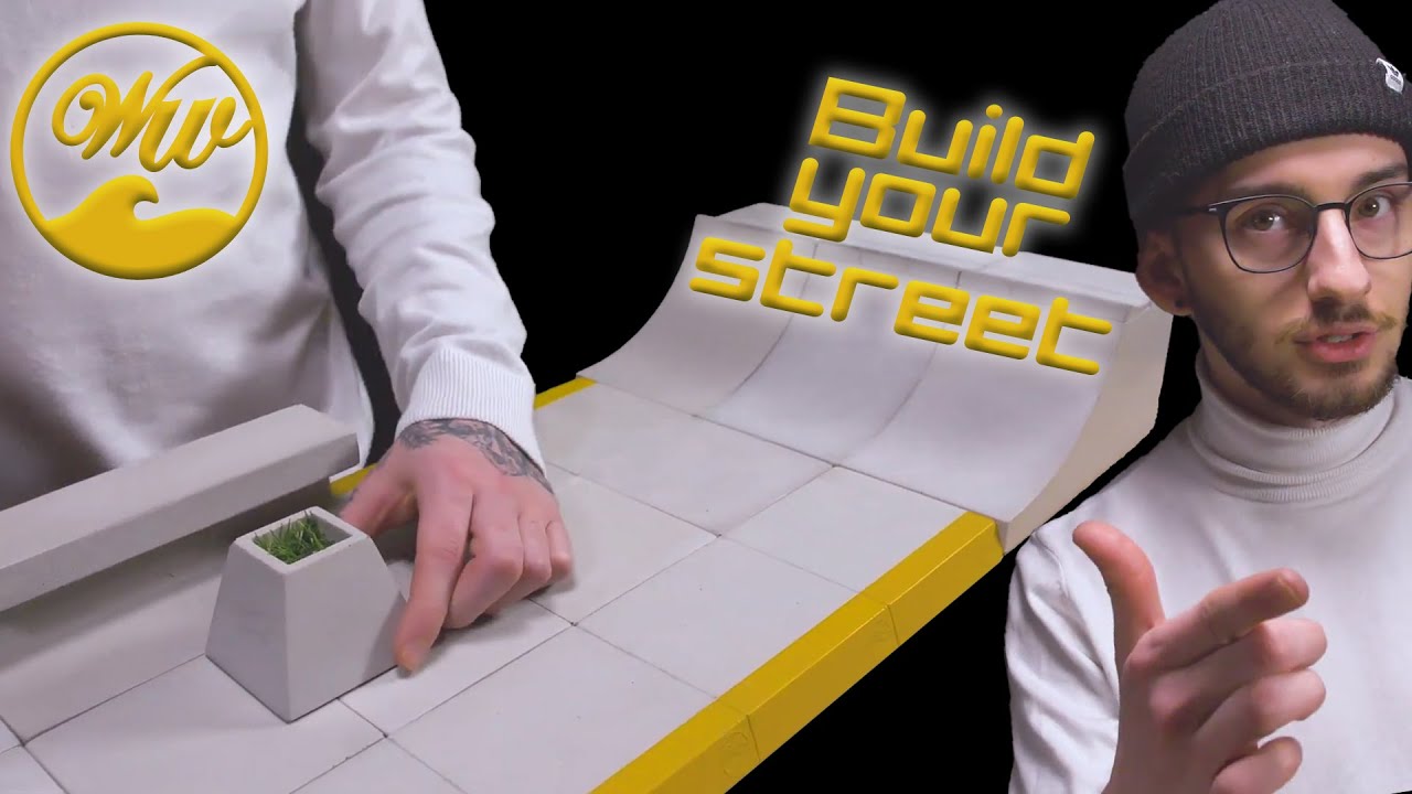 White Wave MOD - Build Your Street  SET 03 + woodbase