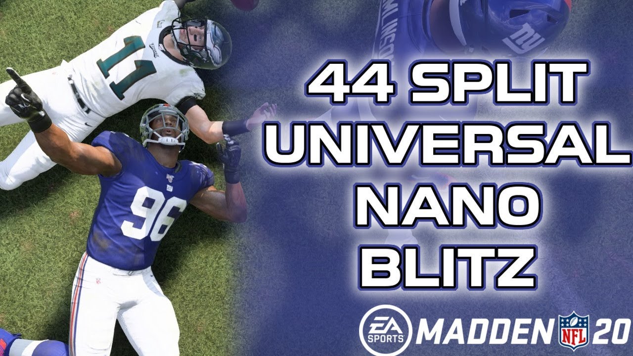NANO BLITZ - Universal 44 Split - Madden 20 Tips