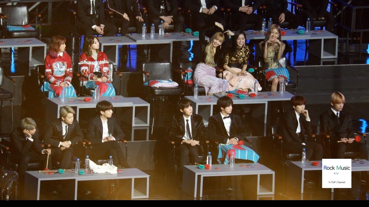 방탄소년단 (BTS) X 블랙핑크 (BLACKPINK) React to  송민호 (암 + 아낙네)[4K 60P 직캠]@190105