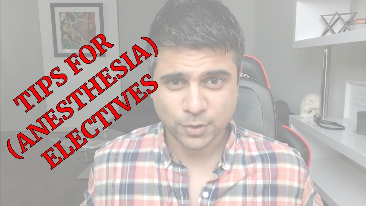 Standing Out During (Anesthesia) Electives