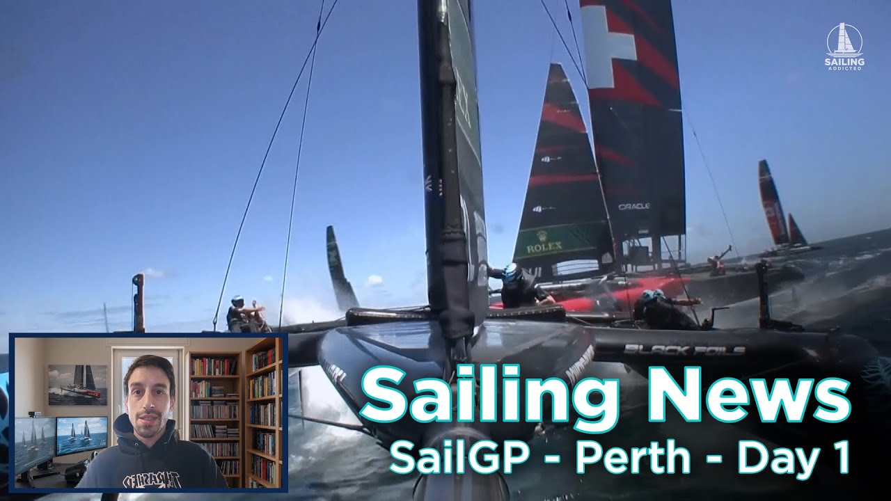 Sailing News - SailGP Perth Day 1 - #sailgp
