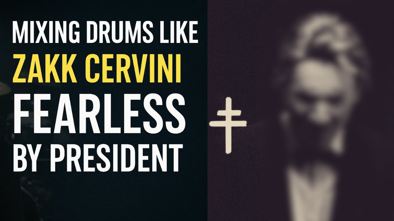 Mixing Drums Like Zakk Cervini – Fearless by President (Drum Recreation)