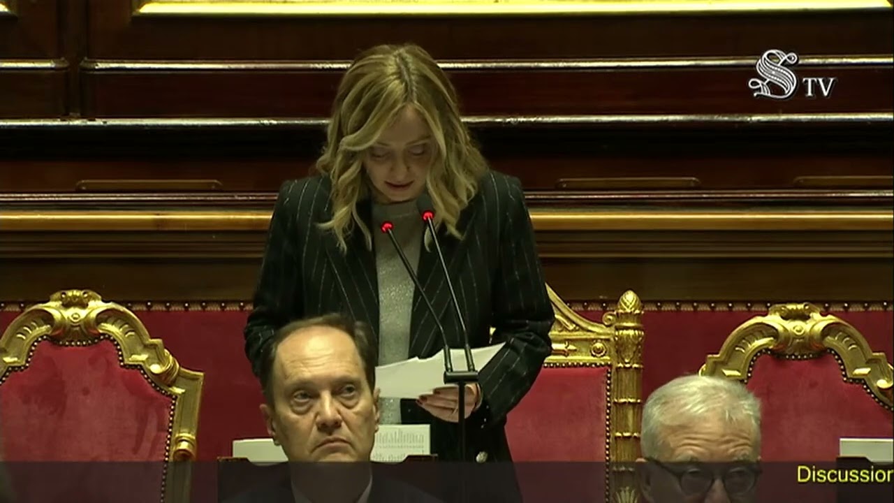 Adesso live la replica di Giorgia Meloni al Senato della Repubblica. Da ascoltare con attenzione.