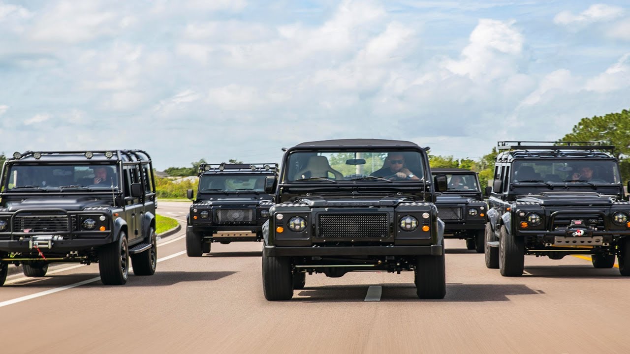 Black Land Rover Defenders UPGRADED | ECD Automotive Design