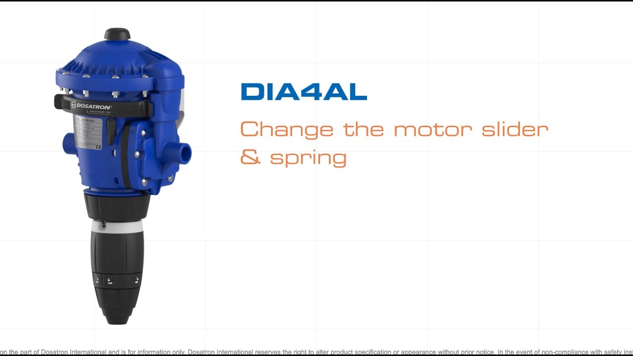 DIA4AL Change the motor slider and spring